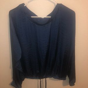 Royal blue blouse
